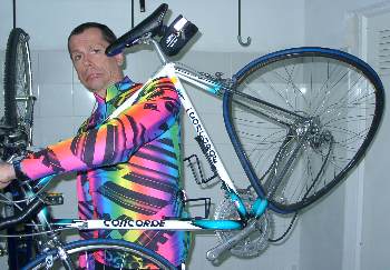 Dr. Kiderlen tunt Bikes, hier eine Spezialanfertigung fr Lance Armstrong 2002, Jan wir helfen Dir !