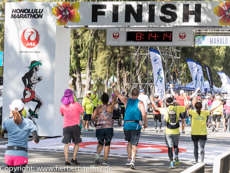 Honolulu Marathon bei 8:14 Stunden