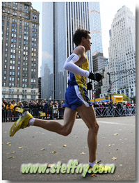 Nils Schallner war bester Deutscher beim New York Marathon 2014