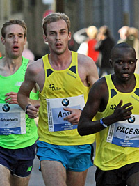 Andr Pollmcher meldete sich beim Berlin Marathon zurck