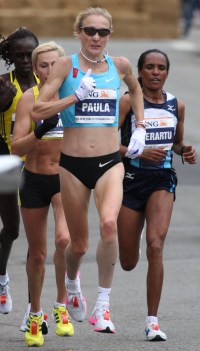 Paula Radcliffe siegt  beim New York Marathon 2007