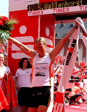 Sandra Wallenhorst - Siegerin beim Ironman Frankfurt - Copoyright, Foto: herbertsteffny.de