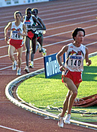 Wang Xunxia - Chinaexpress 10.000m Stuttgart 1993 über 10.000m - Foto Copyright Herbert Steffny