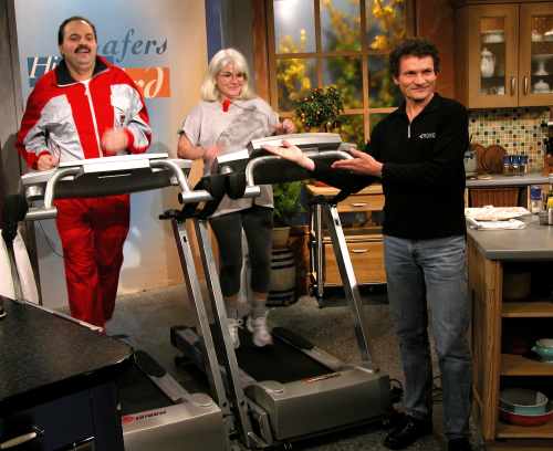 SWR TV - Joggen in Lafers Kochstudio mit Herbert Steffny